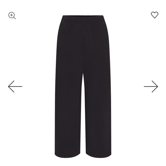 SKIMS Black Track Pants - Picture 4 of 8